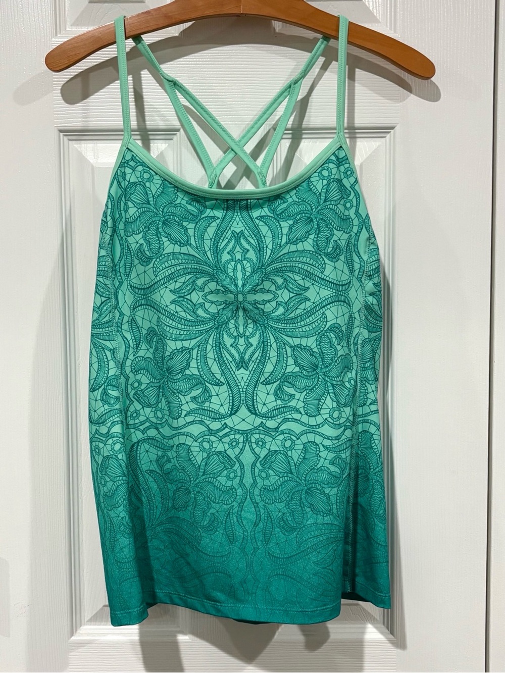 Athleta Cami Strappy Tank Top XL Harmonious Green - Picture 2 of 15